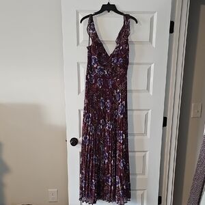 Floral Purple Maxi Dress